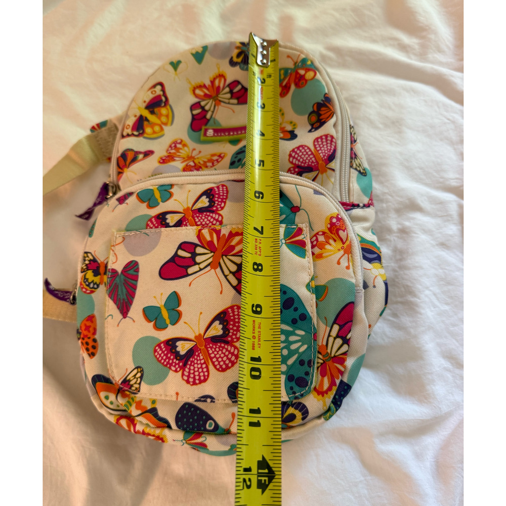 Lily Bloom Butterfly Print Crossbody Backpack Convertible Bag Purse Mini Adjust - Picture 5 of 12